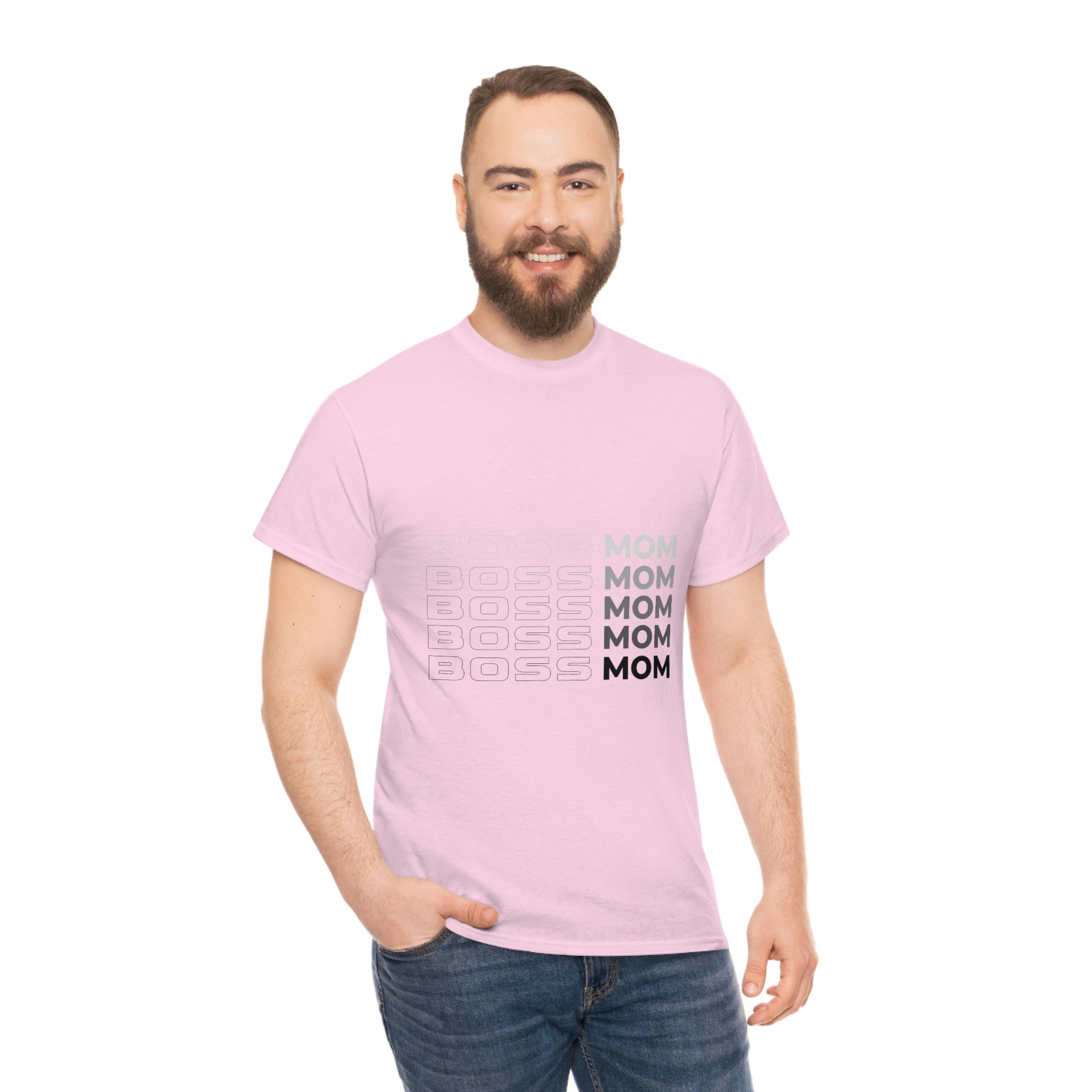 Boss Mom Unisex Heavy Cotton Tee