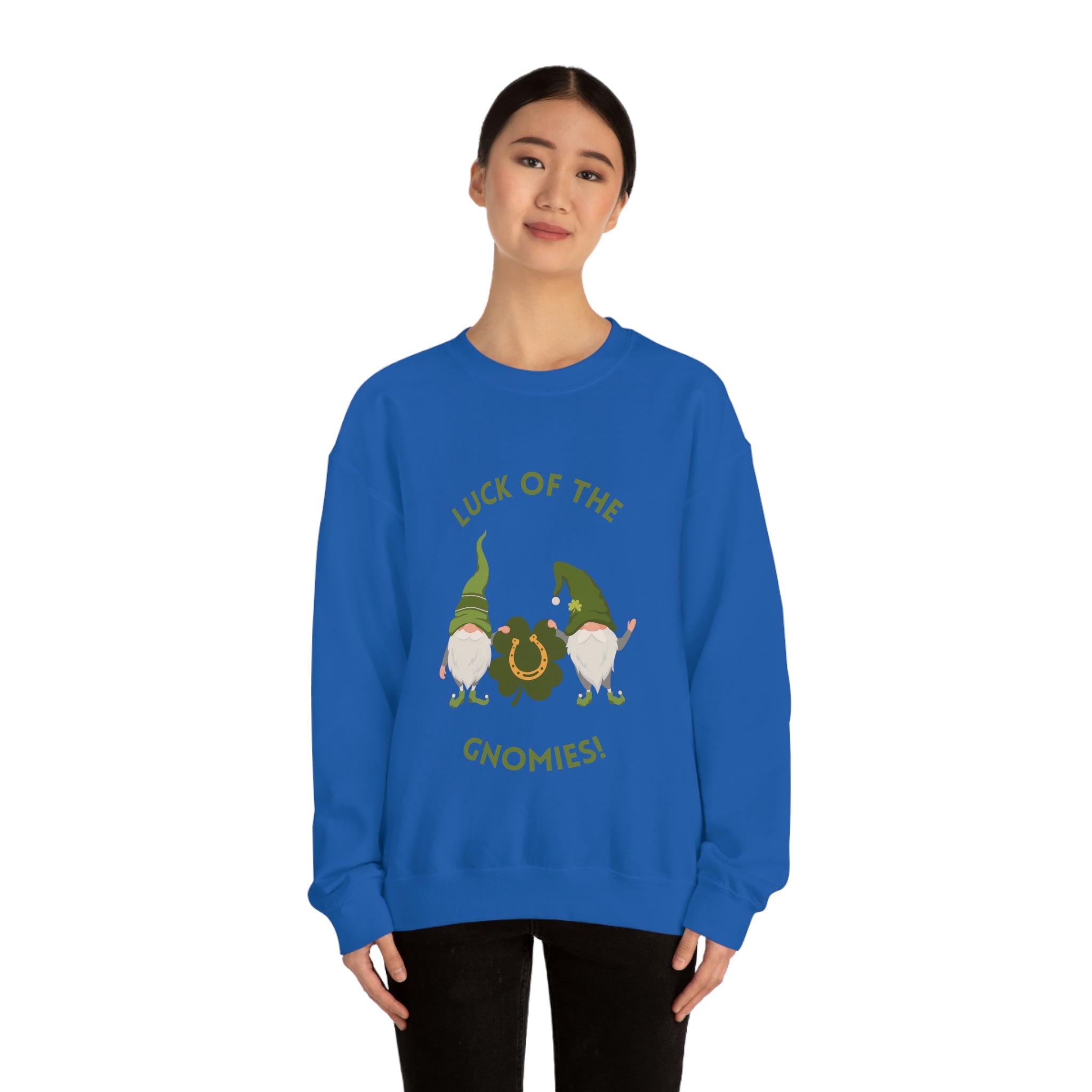 The Luck Of The Gnomies! Unisex Heavy Blend™ Crewneck Sweatshirt