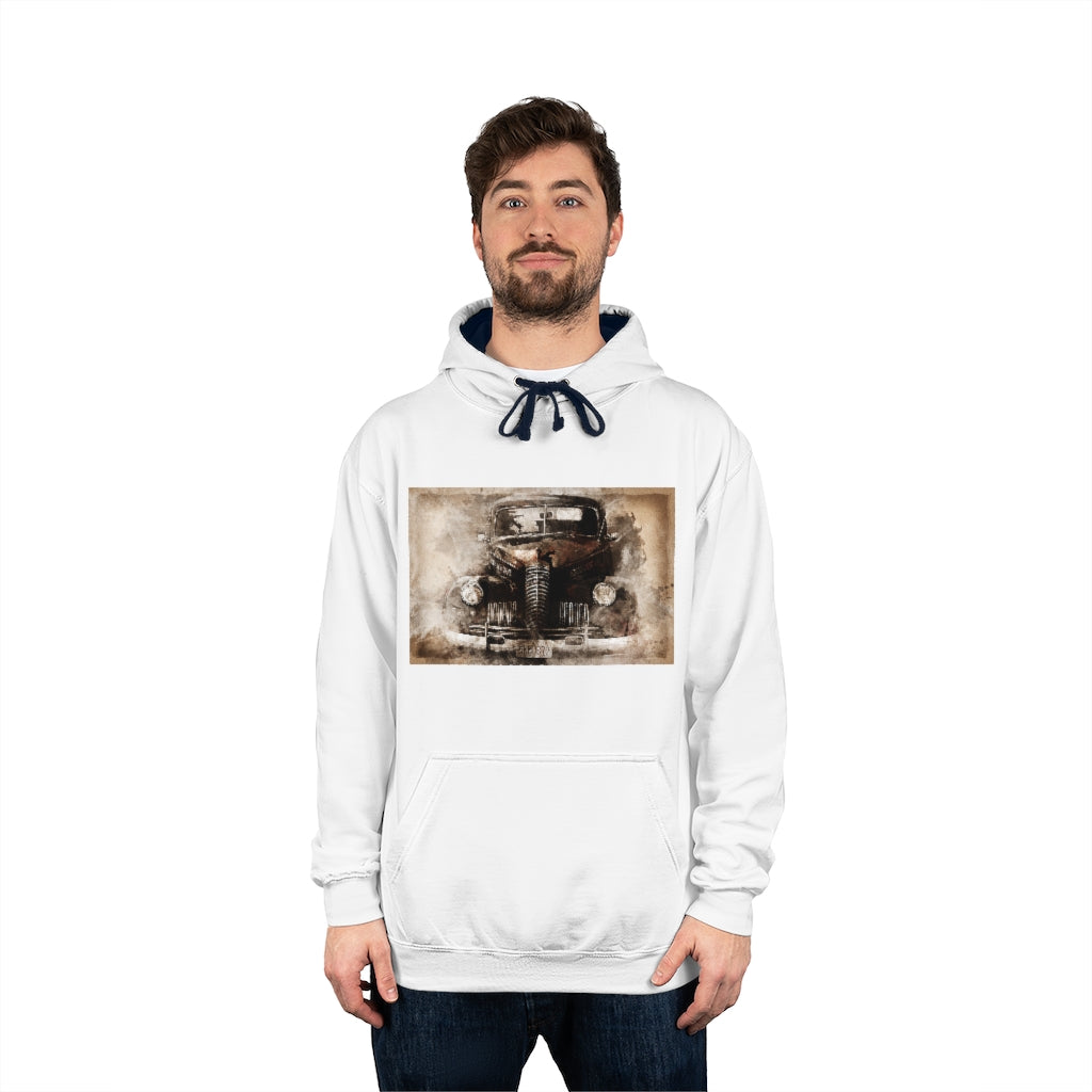 Old Truck Unisex Varsity Hoodie