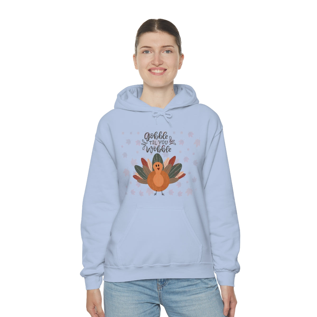 Gobble Til You Wobble Unisex Heavy Blend™ Hooded Sweatshirt