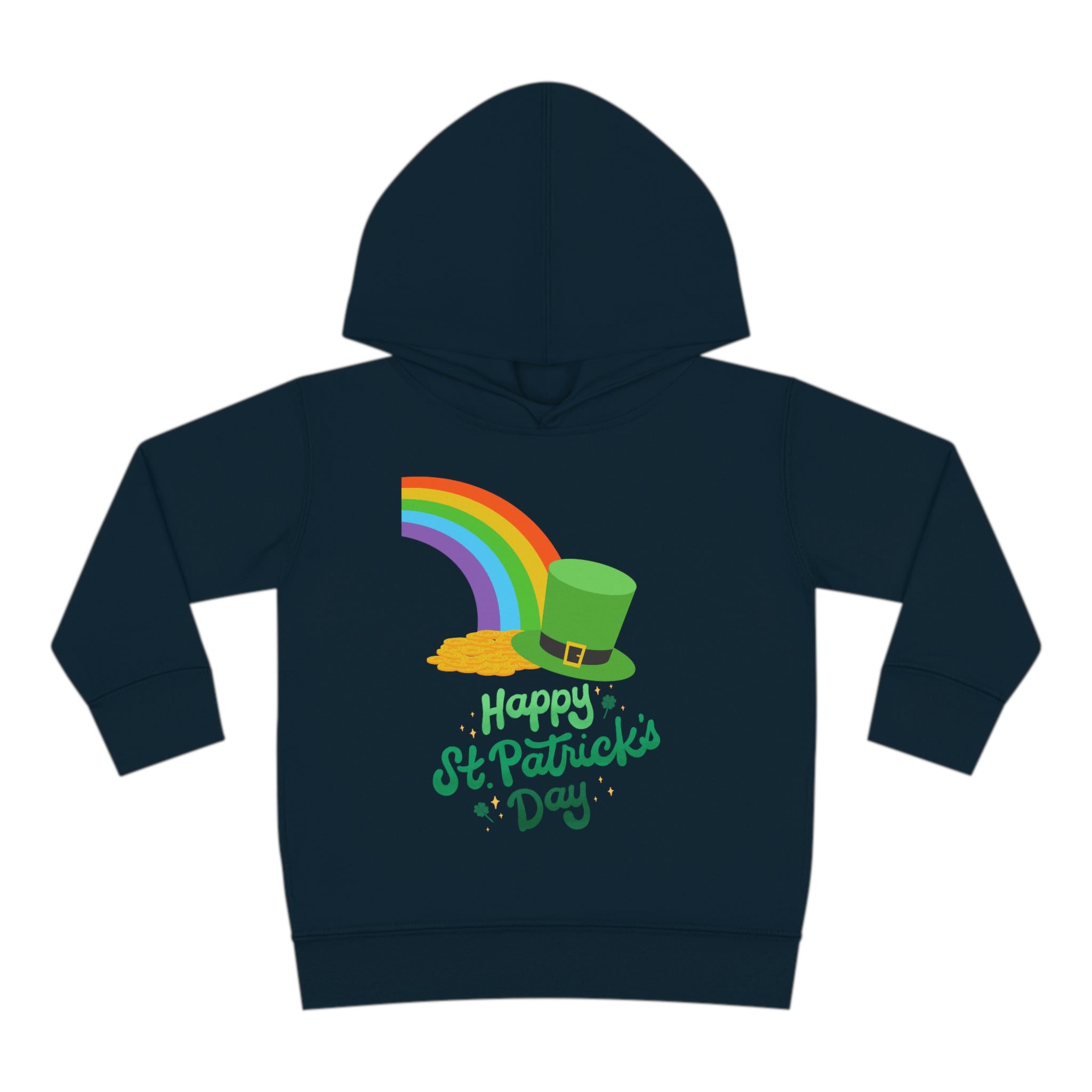 Happy Saint Patrick Day Toddler Pullover Fleece Hoodie