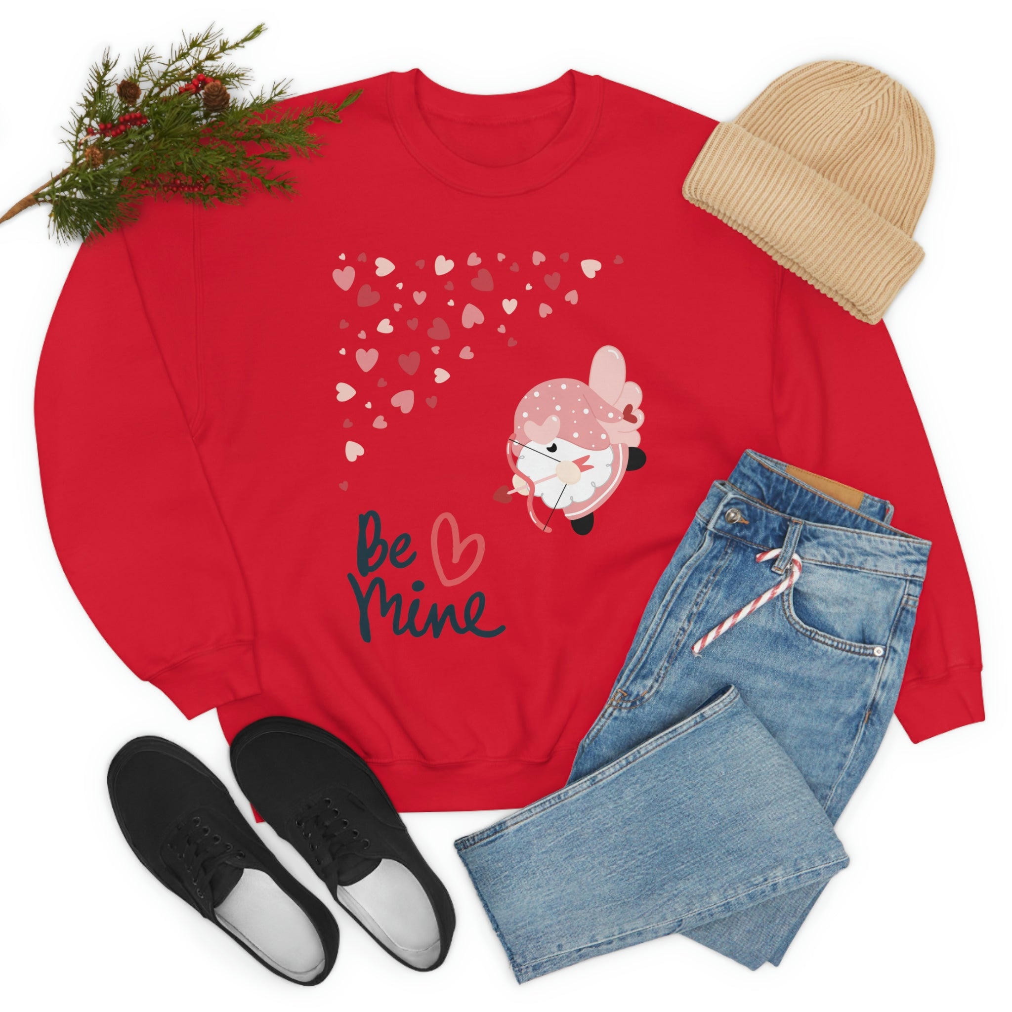 Be Mine Gnome!! Unisex Heavy Blend™ Crewneck Sweatshirt