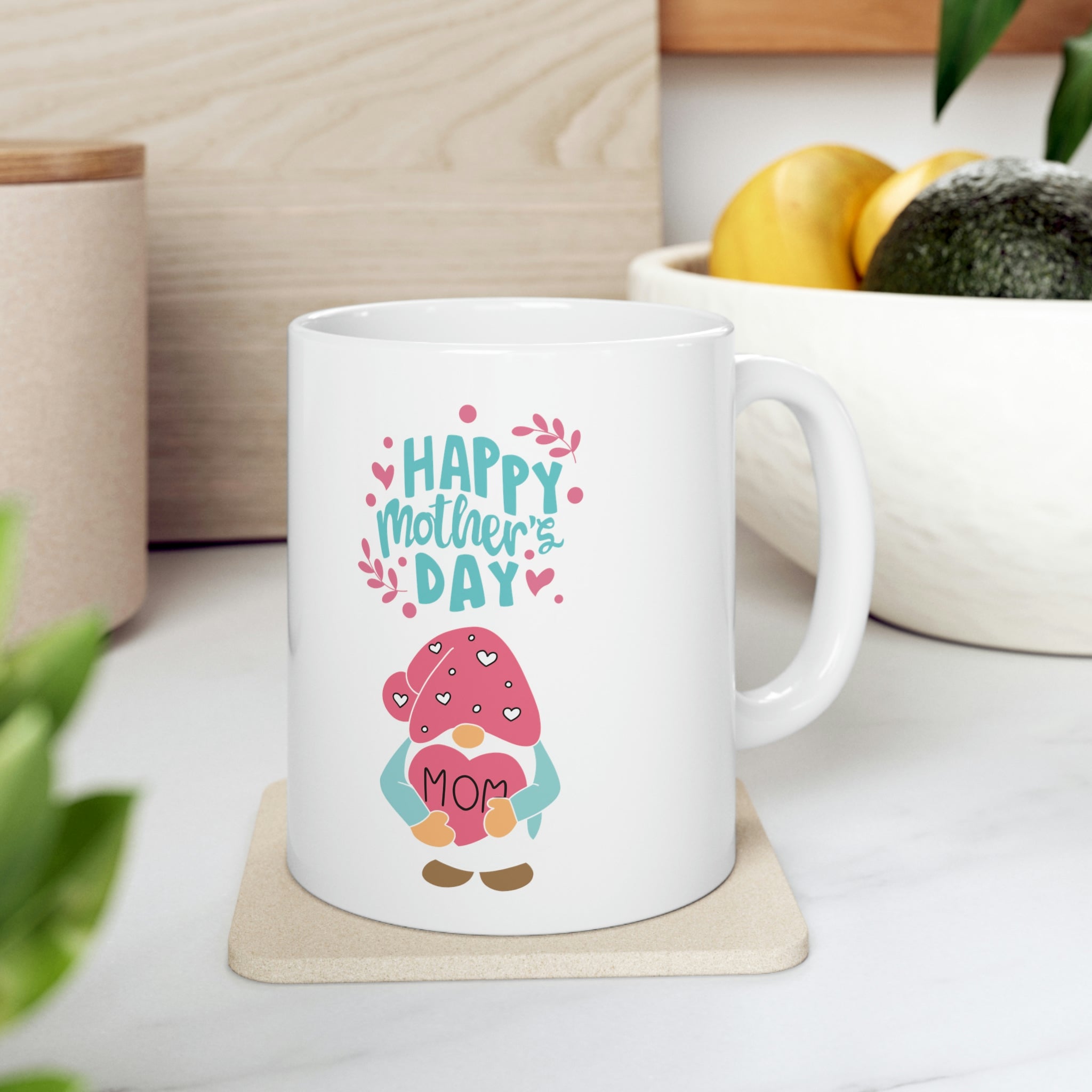 Happy Mother's Day Gnome Ceramic Mug 11oz