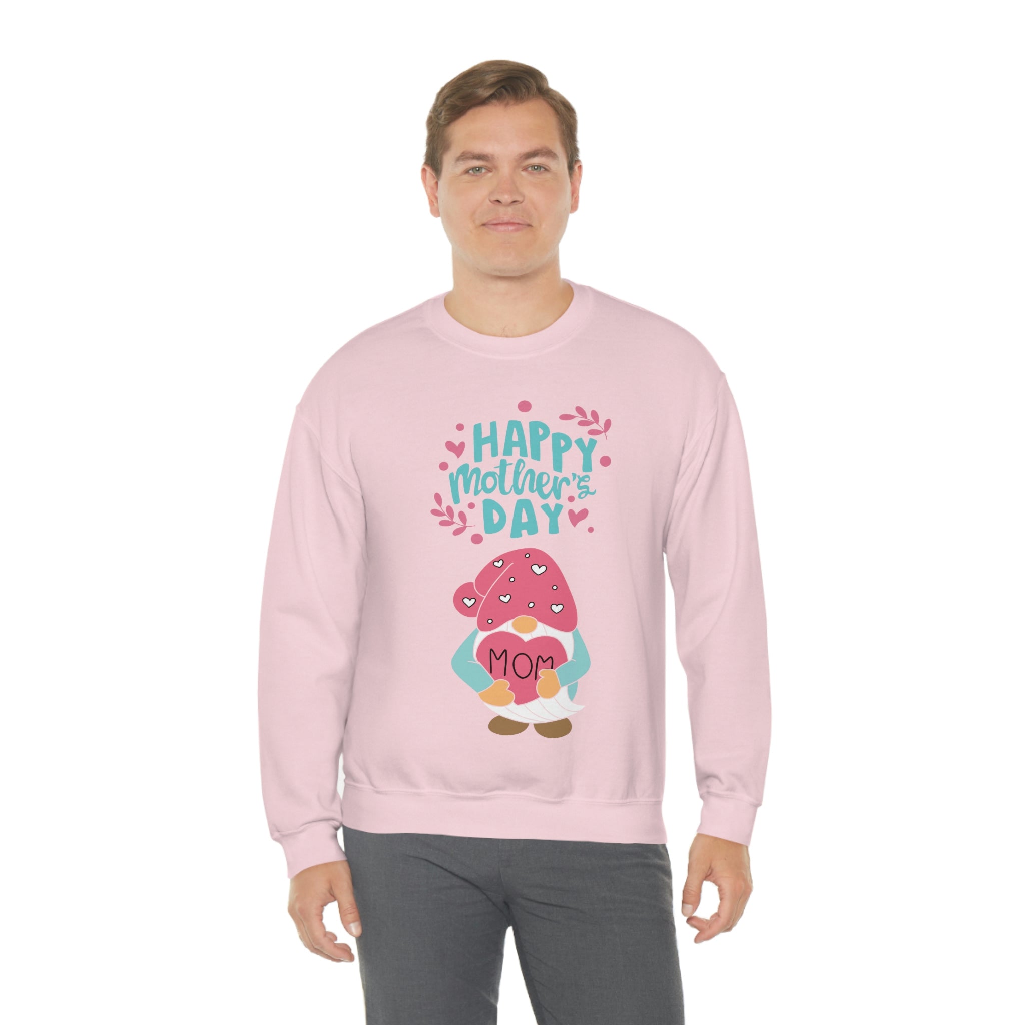 Happy Mother's Day Gnome Unisex Heavy Blend™ Crewneck Sweatshirt