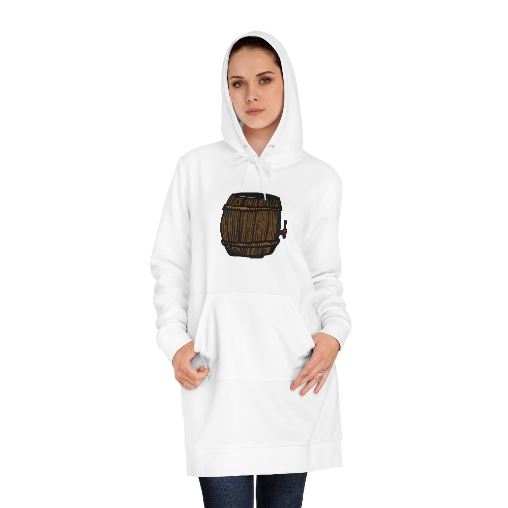 Beer Keg Women's Hoodie Dress (AOP)