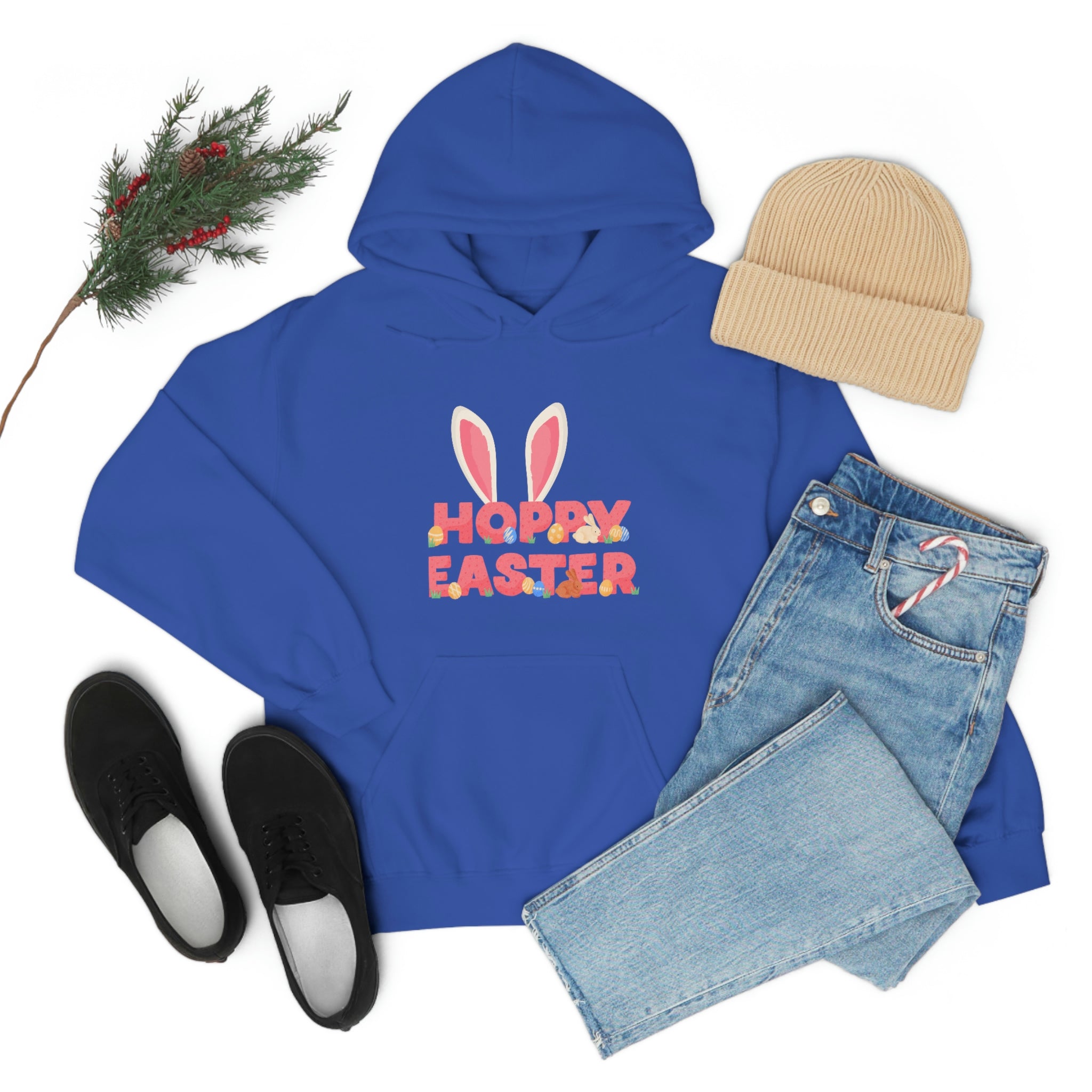 The Hoppy Easter Unisex Heavy Blend™ Hooded Sweatshirt