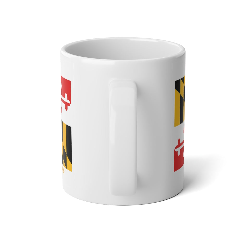 Maryland State Flag Jumbo Mug, 20oz