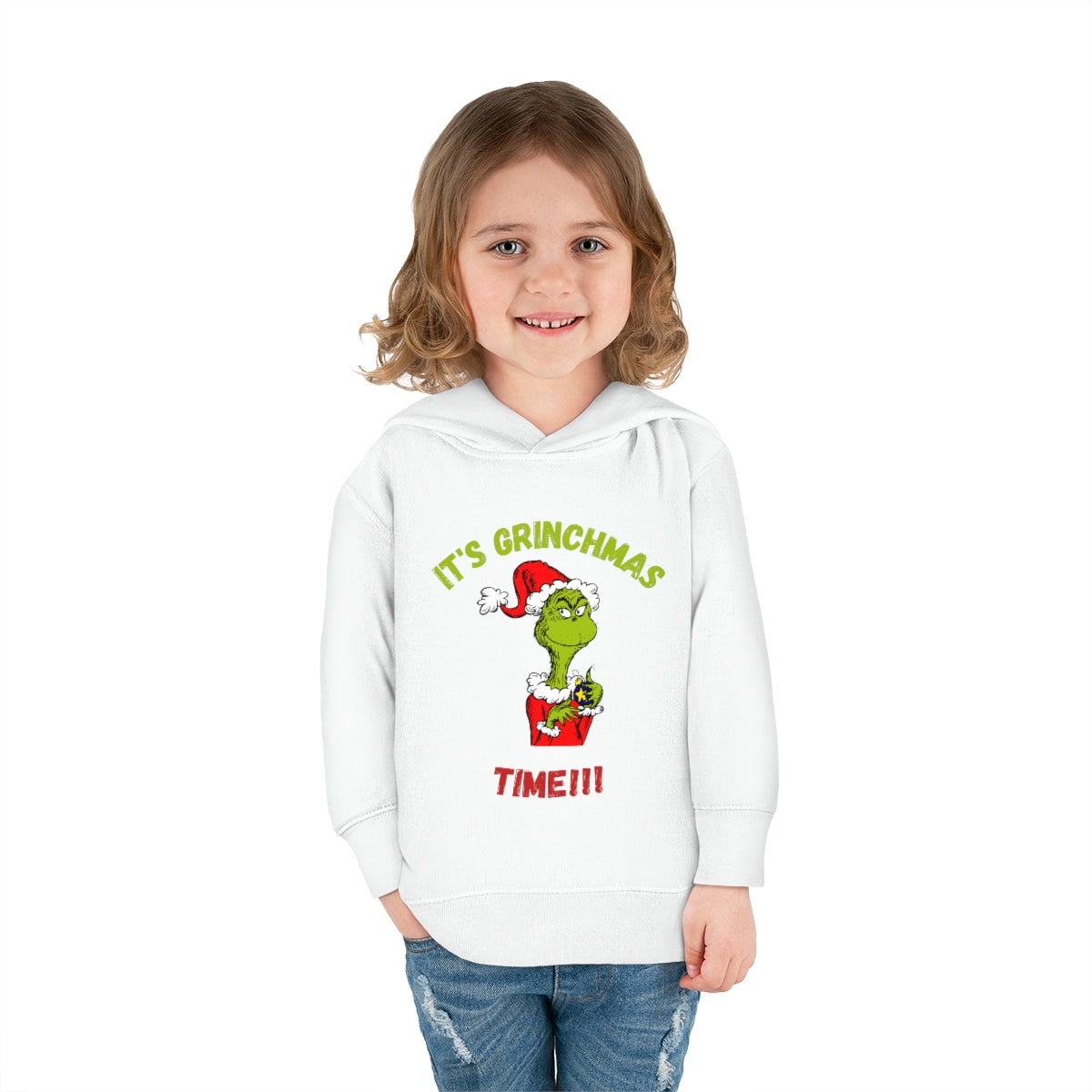 It's Grichmas Time!!! Toddler Pullover Fleece Hoodie