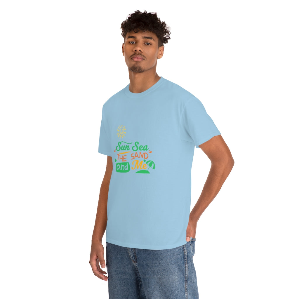 Sun Sea The Sand and Me Unisex Heavy Cotton Tee