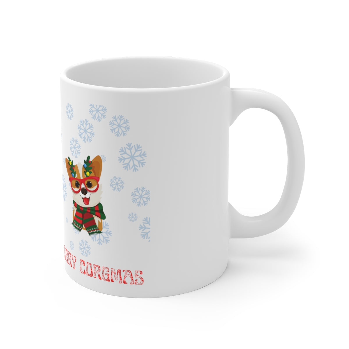 Merry Corgmas Ceramic Mug 11oz