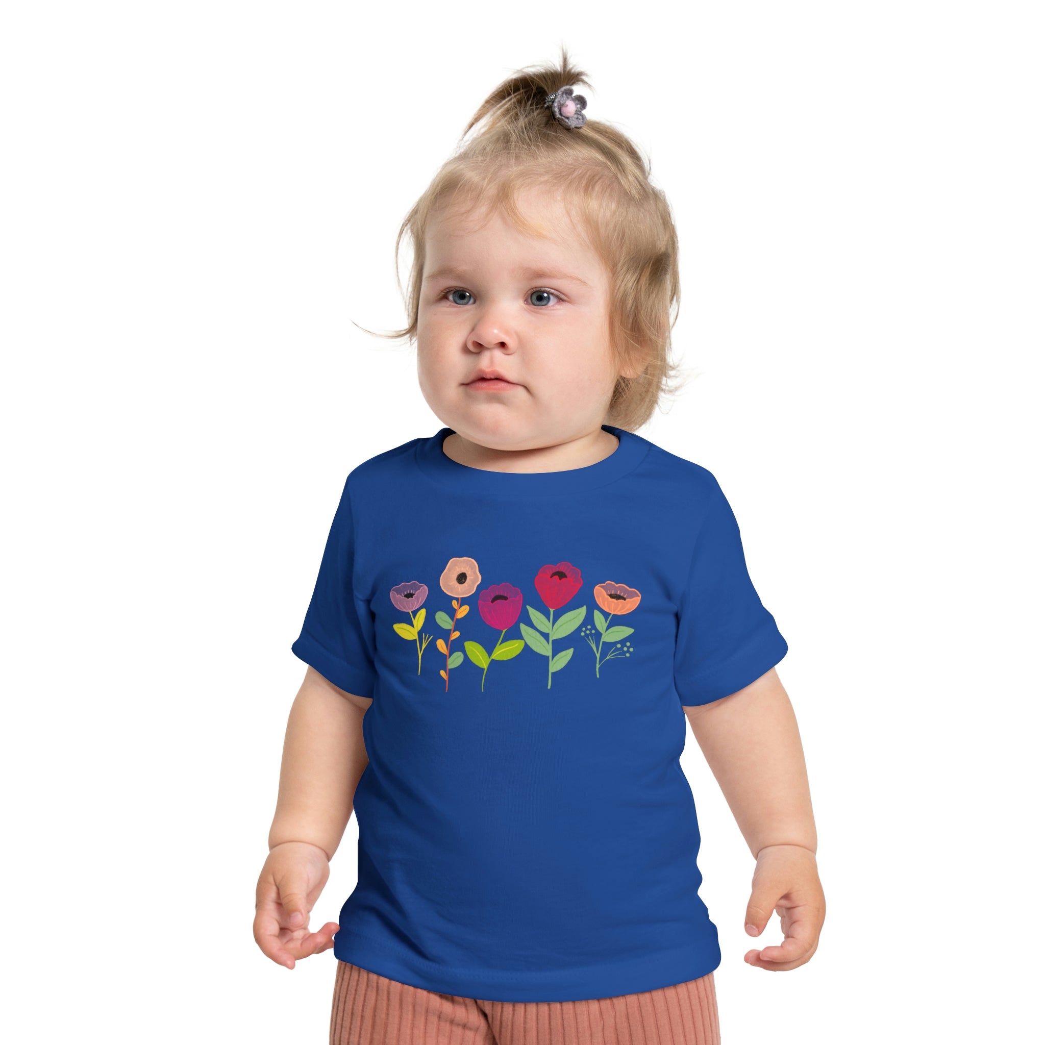 Spring Flowers Baby Short Sleeve T-Shirt