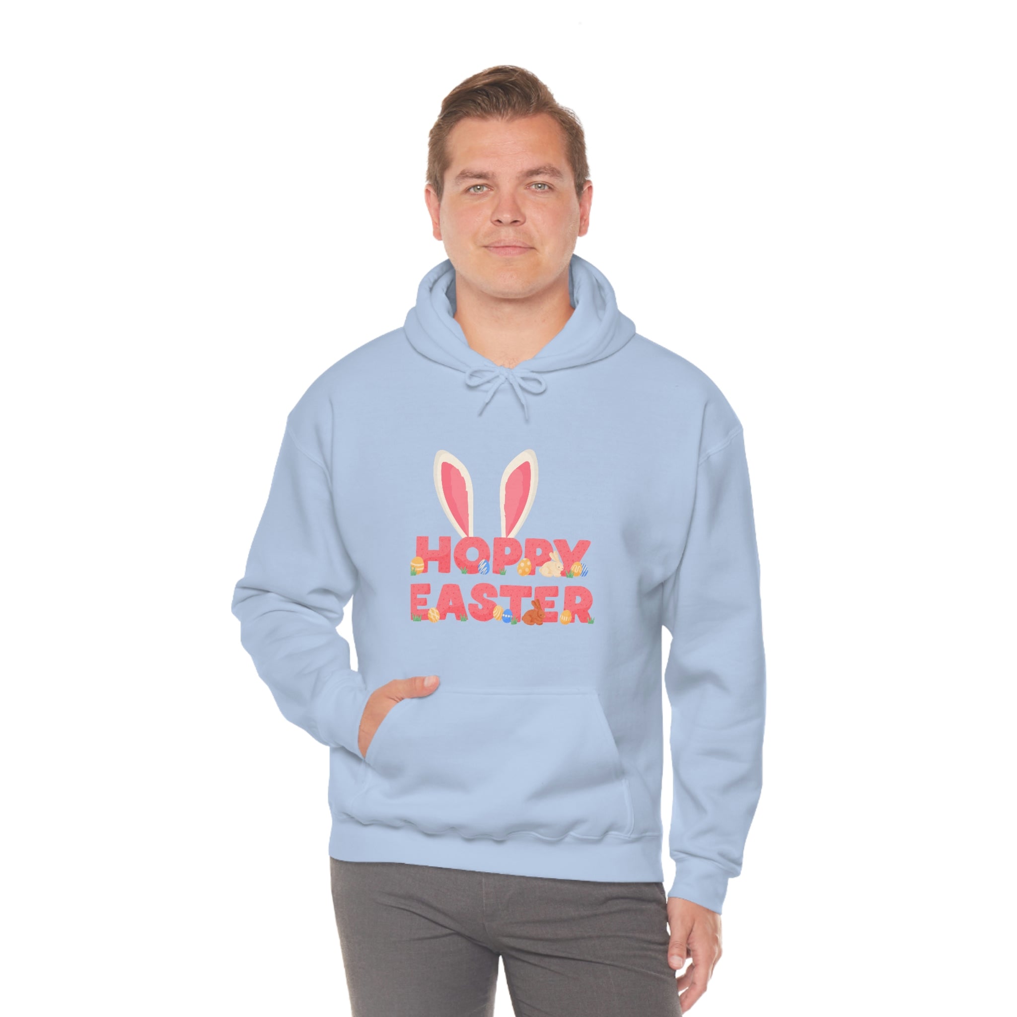 The Hoppy Easter Unisex Heavy Blend™ Hooded Sweatshirt