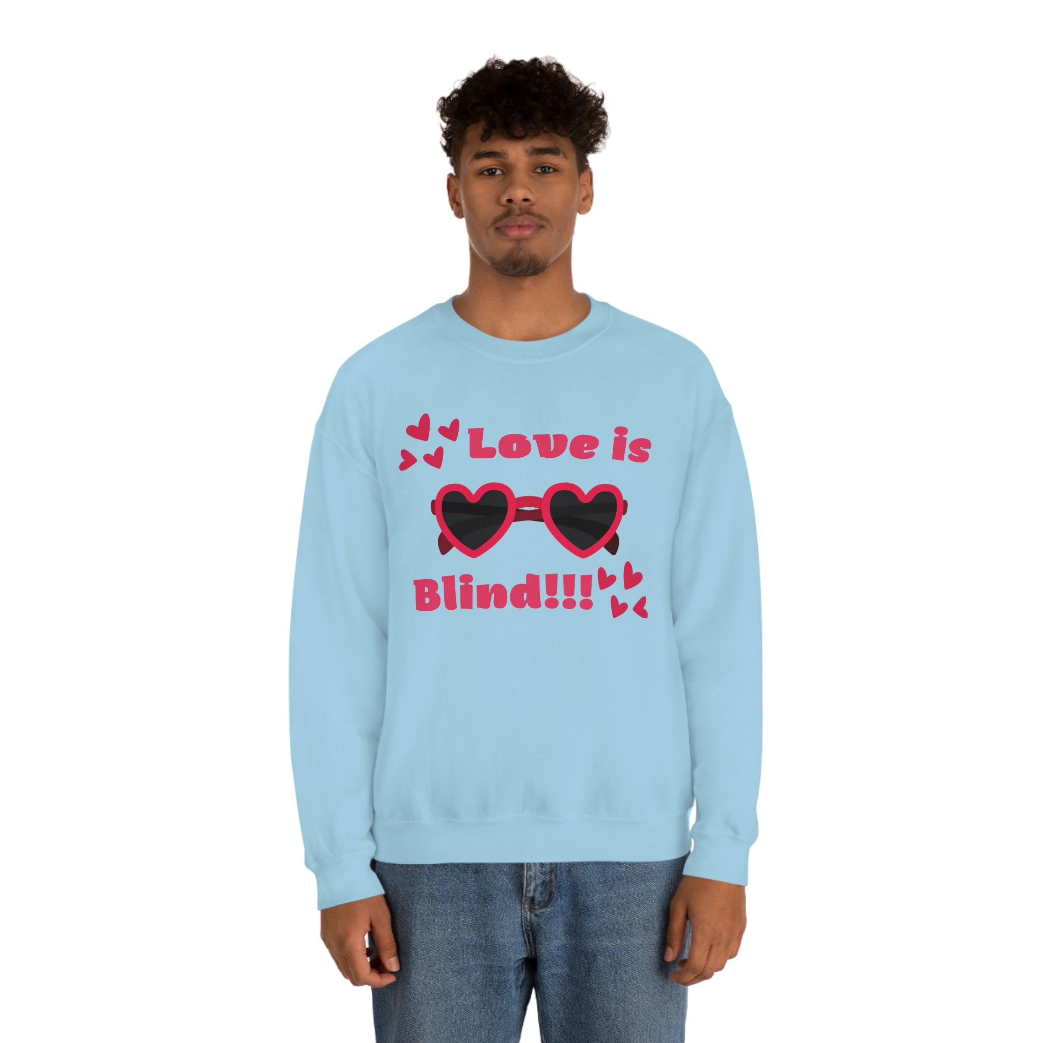 Love Is Blind!!! Unisex Heavy Blend™ Crewneck Sweatshirt