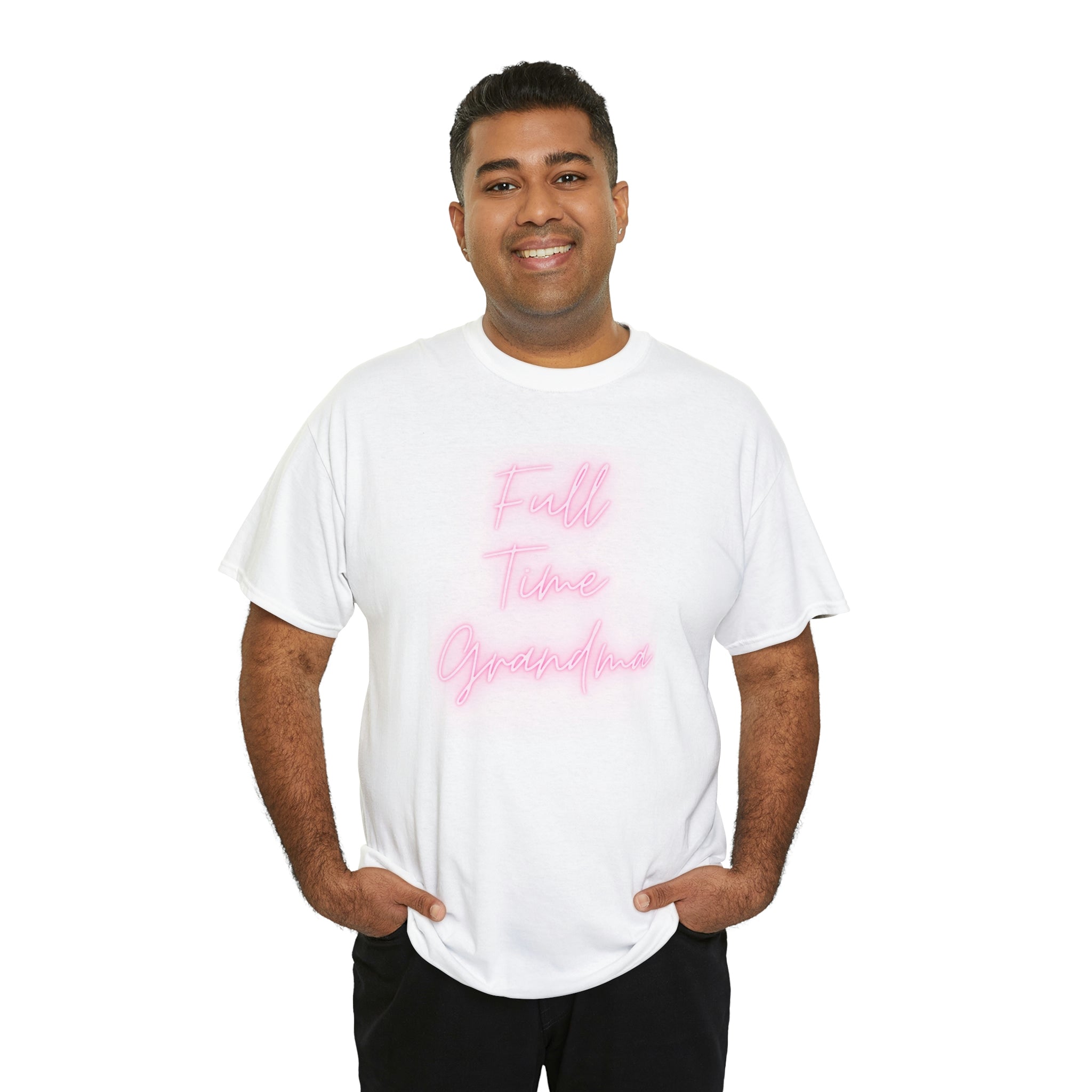 Full Time Grandma Unisex Heavy Cotton Tee