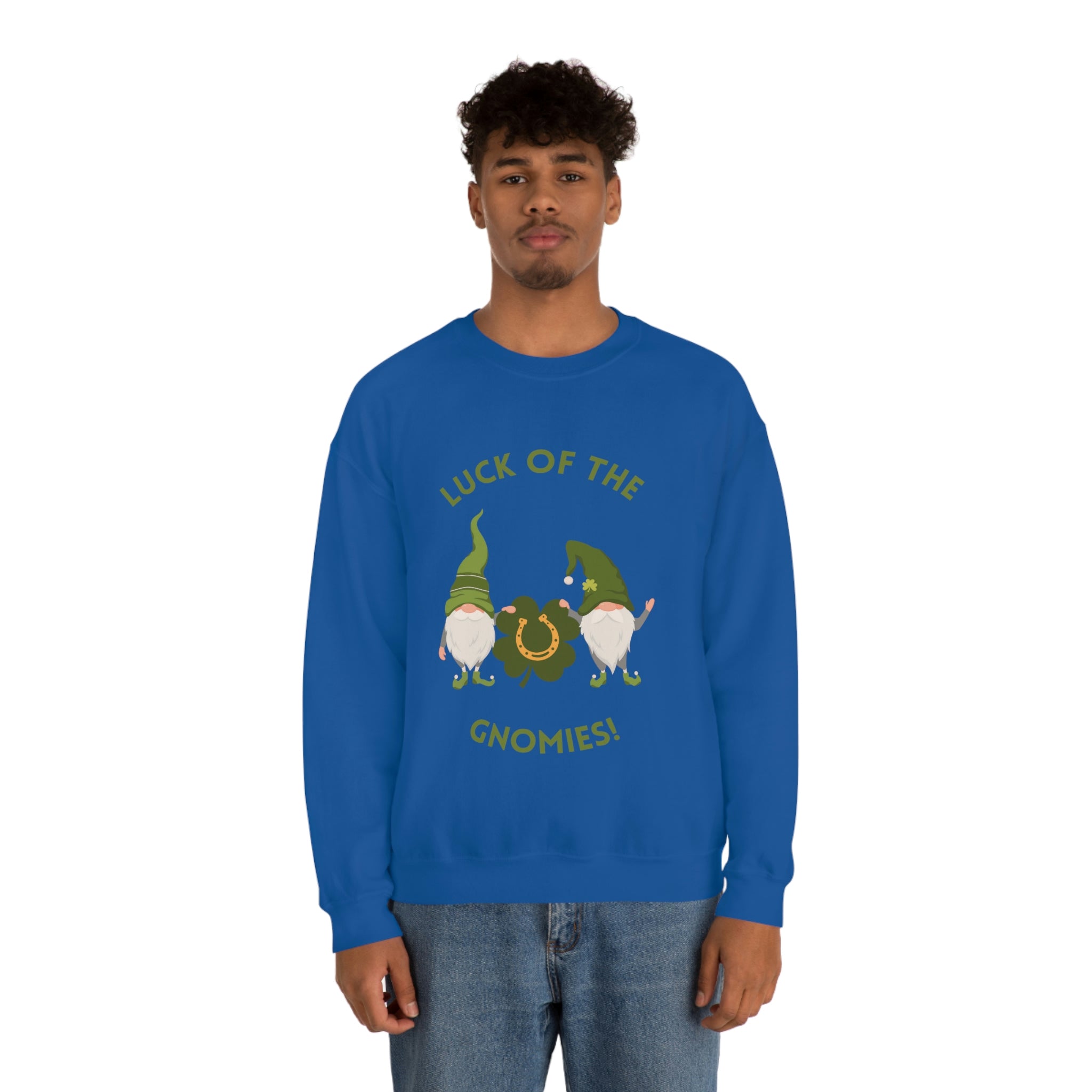 The Luck Of The Gnomies! Unisex Heavy Blend™ Crewneck Sweatshirt