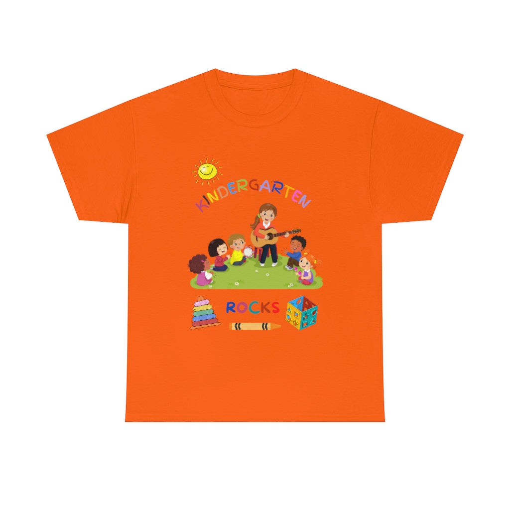 Kindergarten Rocks Unisex Heavy Cotton Tee